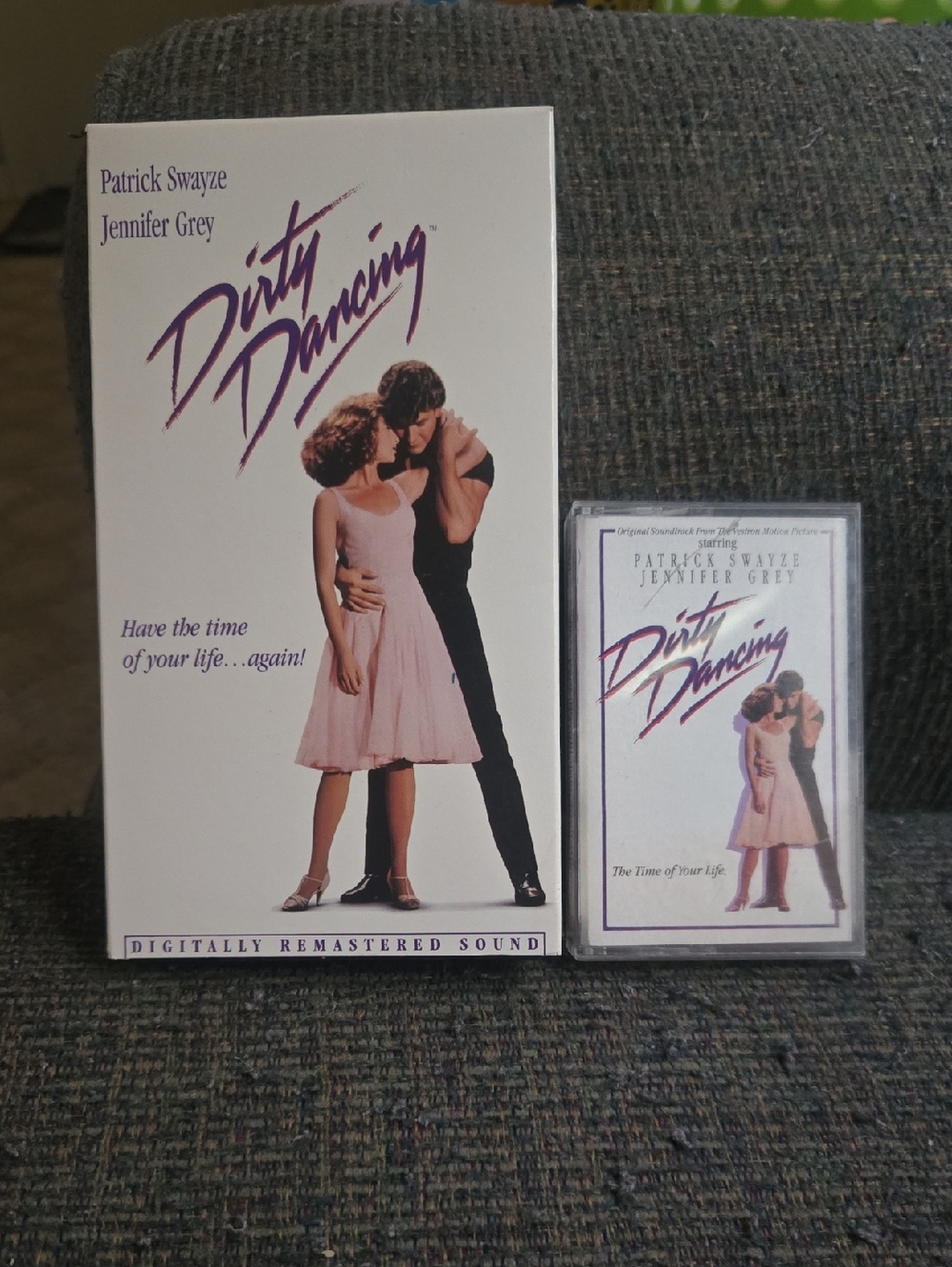 Vintage Classic Dirty Dancing VHS Movie With Soundtrack On Cassette Tape